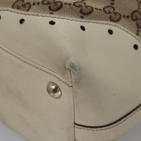 GUCCI GG Canvas Tote Bag Beige Gold - Picture 16 of 16